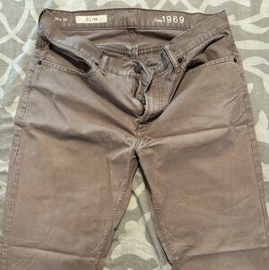 Gap 1969 Men's Slim Jeans - Taupe